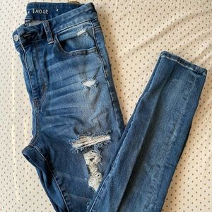 American Eagle Ultra High Rise Curvy Skinny Jeans